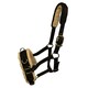 image 1 of Shires Fleece Lined Horse Lunge Cavesson - Black - X Full