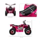 image 7 of HOMCOM Electric Quad Bike, 6V Kids Ride-On ATV, for Ages 18-36 Months - Pink
