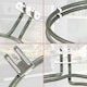 image 8 of SPARES2GO Heating Element for Bosch for Neff for Siemens Fan Oven Cooker (2 Turn, 2100W, 230V)