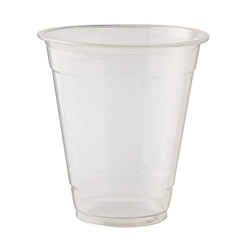 PLA Clear Plastic Compostable Smoothie Cups 340ml - Pack of 50