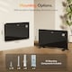 image 4 of VonHaus Electric Heater 2000W Glass Panel Radiator with WiFi