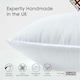 image 2 of Homescapes Luxury Super Microfibre Cushion Pad Insert Inner 30 x 30 cm (12 x 12 inches) | White | 30 x 30 cm (12 x 12")