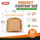 image 3 of Hero Reusable Press Seal Freezer Bags - Pack of 50 BPA Free Food Storage Bags for Sandwiches, Fruit, Meat, Vegetables & Freezer Storage