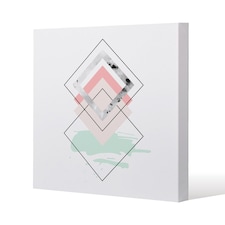 Geometric Overlays (Canvas Print) / 114 x 114 x 4cm | Multi