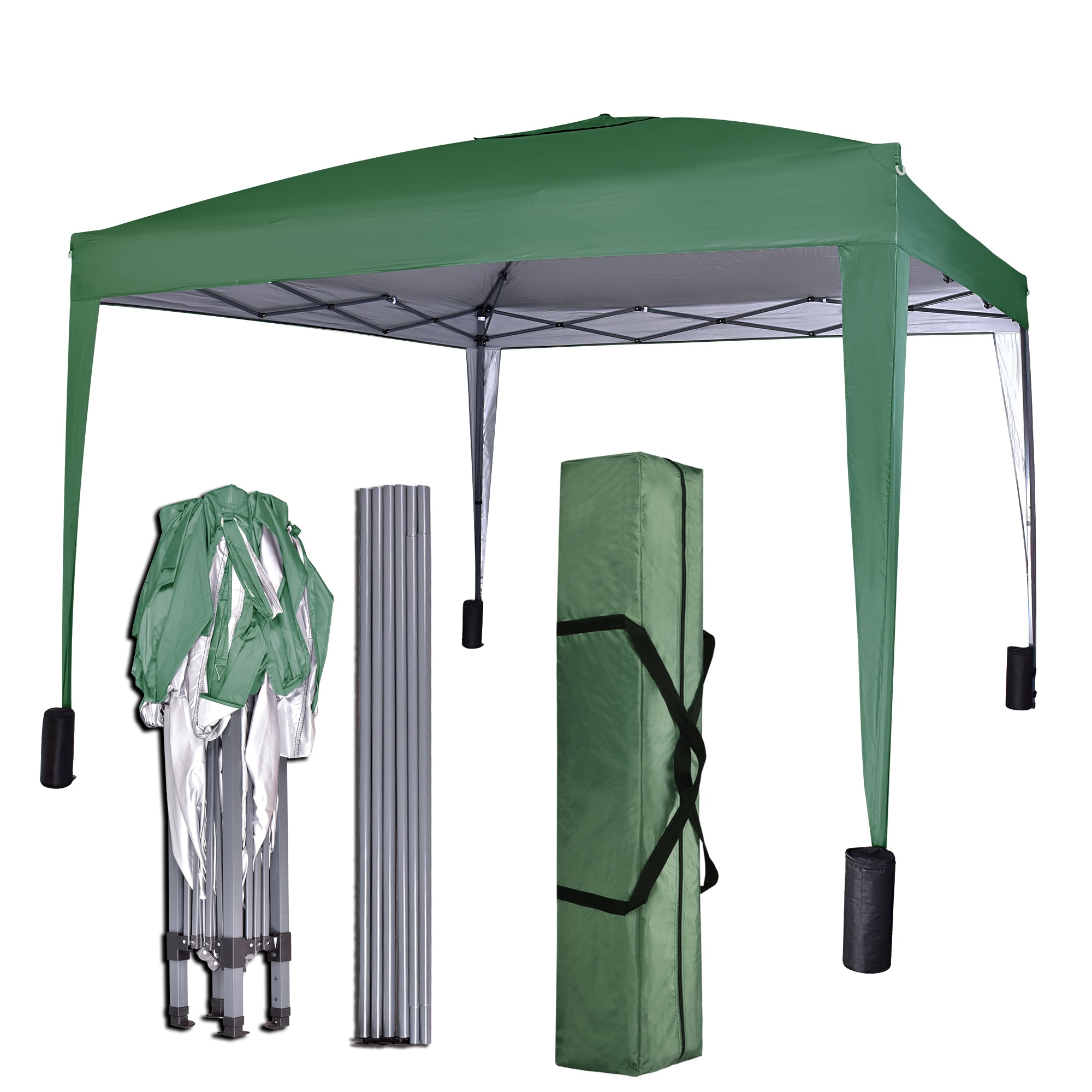MCC Direct 2X2 Pop up Green Gazebo | Green | Green