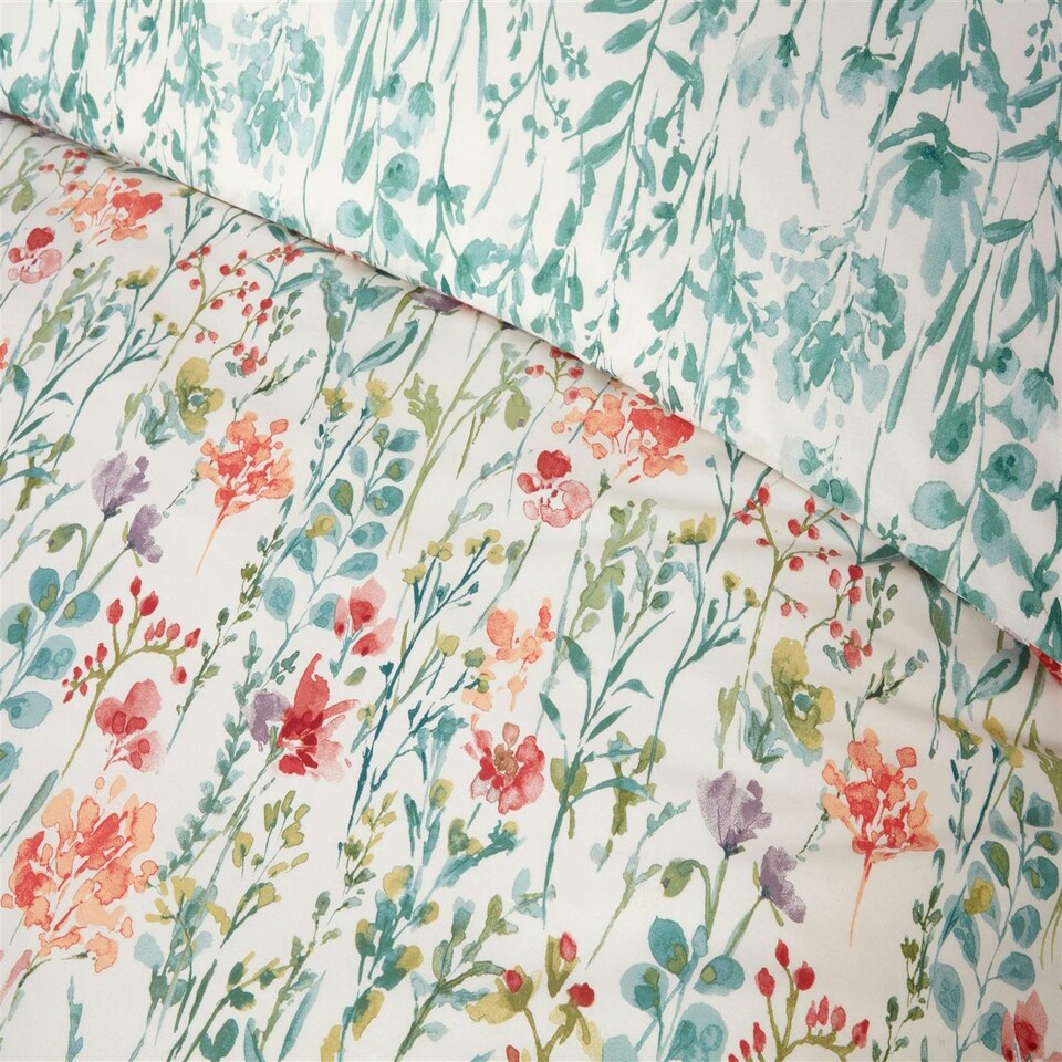 image 1 of Amaryllis Duvet Cover Set - Multi Multi | Single