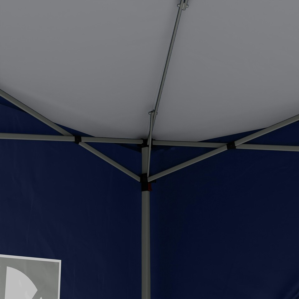 image 1 of Outsunny 3mx3m Pop Up Gazebo Party Tent Canopy Marquee with Storage Bag Blue
