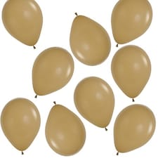 Fashion Latte Brown Biodegradable Mini Latex Balloons 13cm / 5 in - Pack of 100