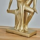 image 1 of ValueLights Matilda Art Deco Painted Gold Table Lamp and E14 Golfball LED 4W Warm White 3000K Bulb