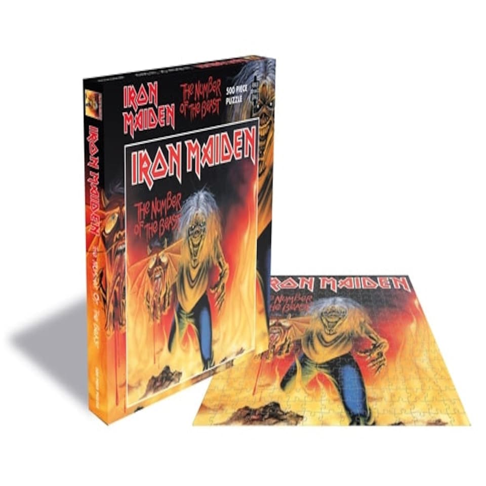 Iron Maiden Jigsaws - The Number Of The Beast (500 Piece Jigsaw Puzzle)