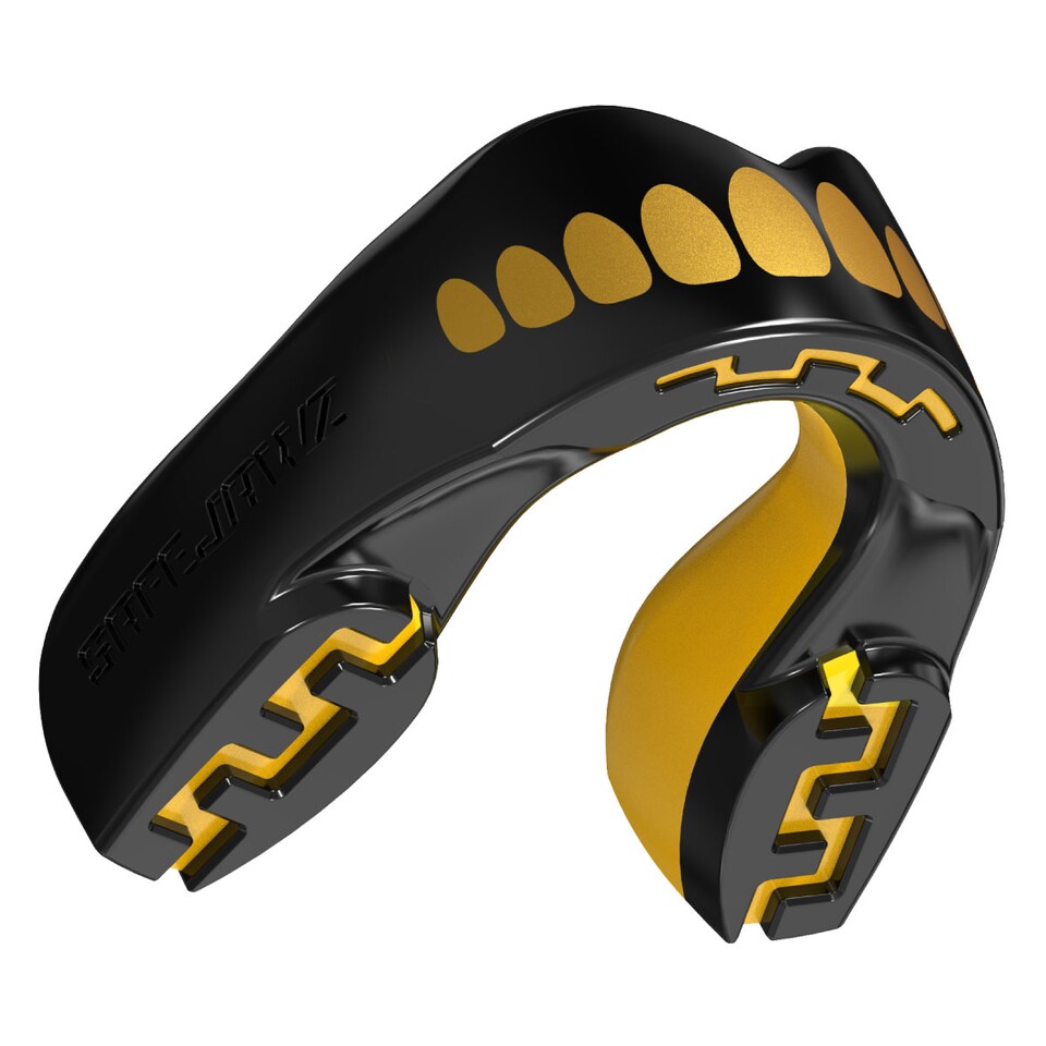 image 1 of SAFEJAWZ Extro Sports Mouth Guard Goldie Adult/Junior