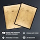 image 2 of Vitruvian Man Drawing da Vinci Vintage Framed Wall Art Print 12X16"