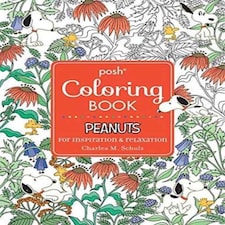 Posh Adult Coloring Book: Peanuts for Inspiration & Relaxation...