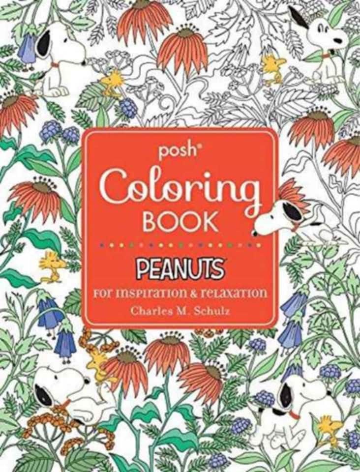 Posh Adult Coloring Book: Peanuts for Inspiration & Relaxation...