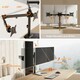 image 3 of VonHaus Adjustable Triple Monitor Stand for 17-27" Screens