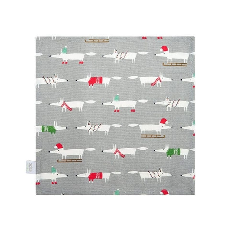image 1 of Scion Living Mr Fox Christmas Napkins Set of 4