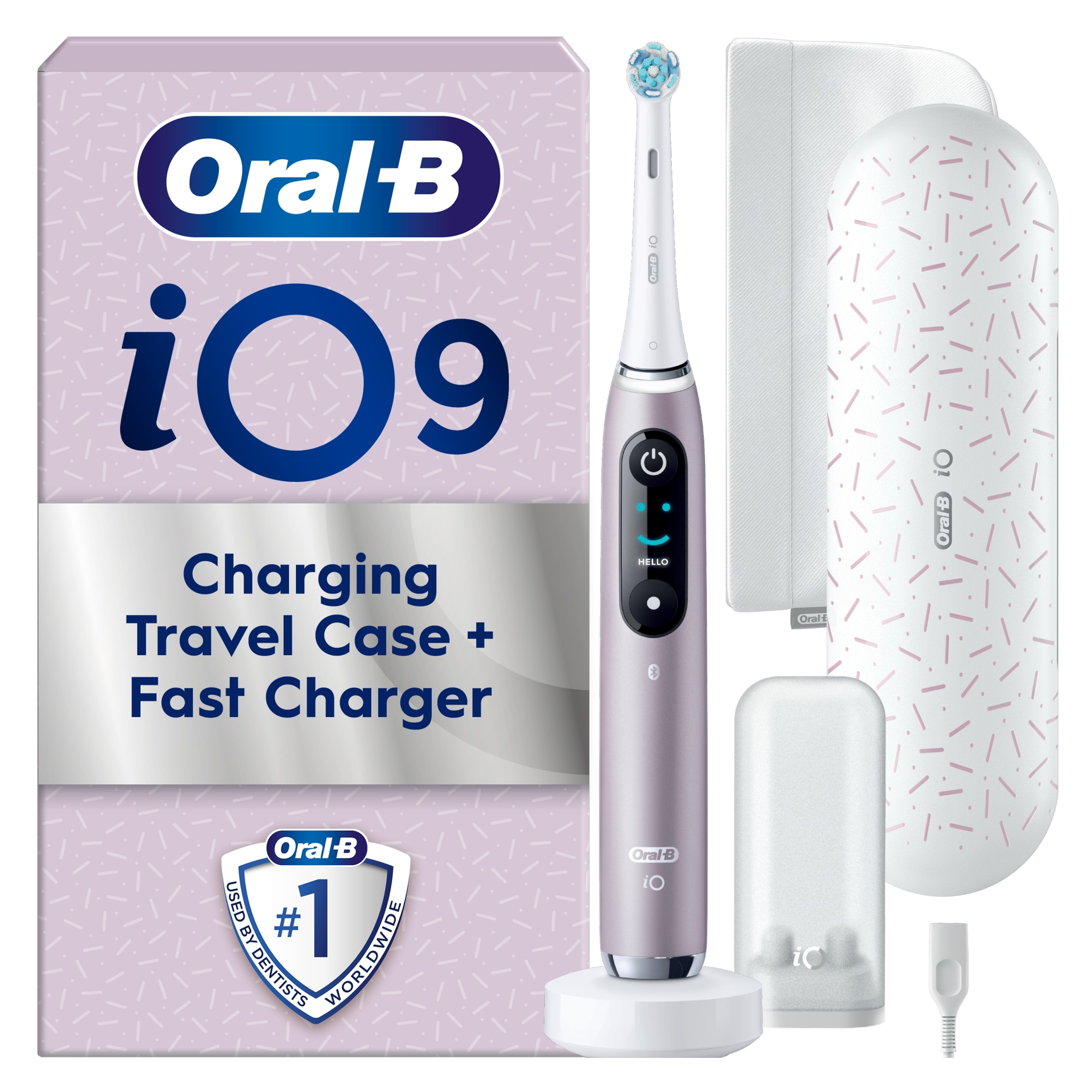 Oral-B iO 9 Electric Toothbrush Rose Quartz Edition