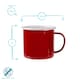image 3 of Argon Tableware Coloured Enamel Mugs - 375ml - 4 Colours