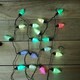 image 4 of Indoor Outdoor Colour Changing 40 LED crystal Pine Cone Lights