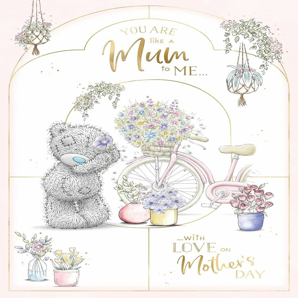 image 1 of Bear With Bicycle You're Like A Mum Mother's Day Card