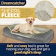 image 3 of Dreamcatcher Grey Extra Large Dog Bed Orthopaedic Memory Foam 71x58x16cm Grey | XL