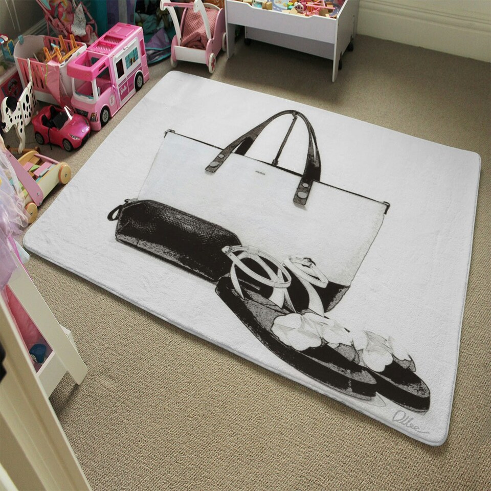 image 1 of Dressed to impress (Rug) White | XL: 160x230cm