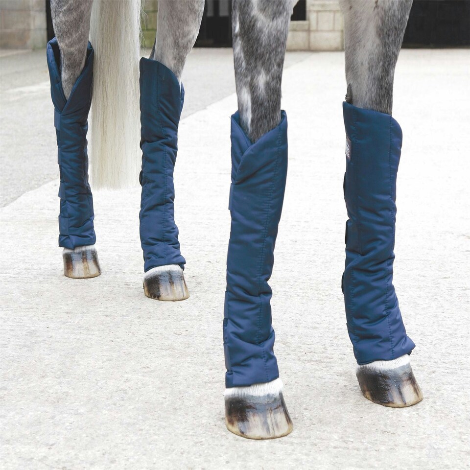 image 1 of Shires Travel Sure Economy Travelling Boots Blue | Size: Pony
Colour: Navy Blue