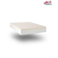 Memory Foam Mattress Topper 2 Inch Orthopedic Support Mattress Topper With Removable Zip Cover White | Small Double