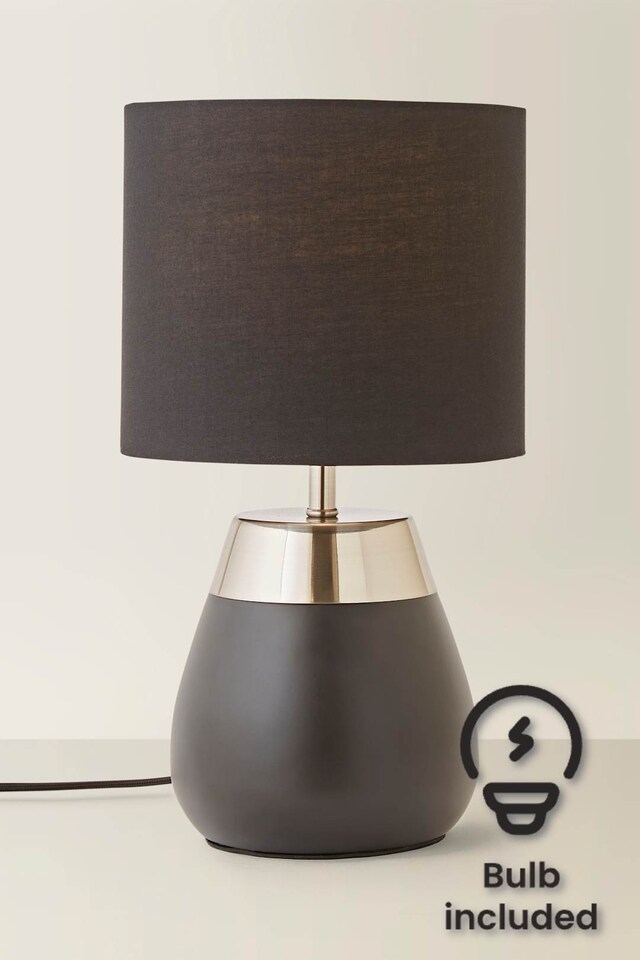 image 1 of ValueLights Hurst Black Touch Touch Table Shade