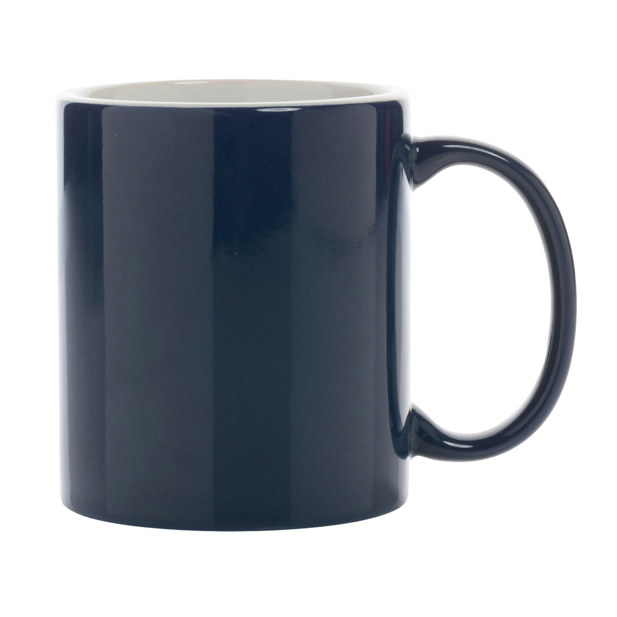 XD Collection Classic Inner Two Tone Ceramic 350ml Mug - Navy - One Size