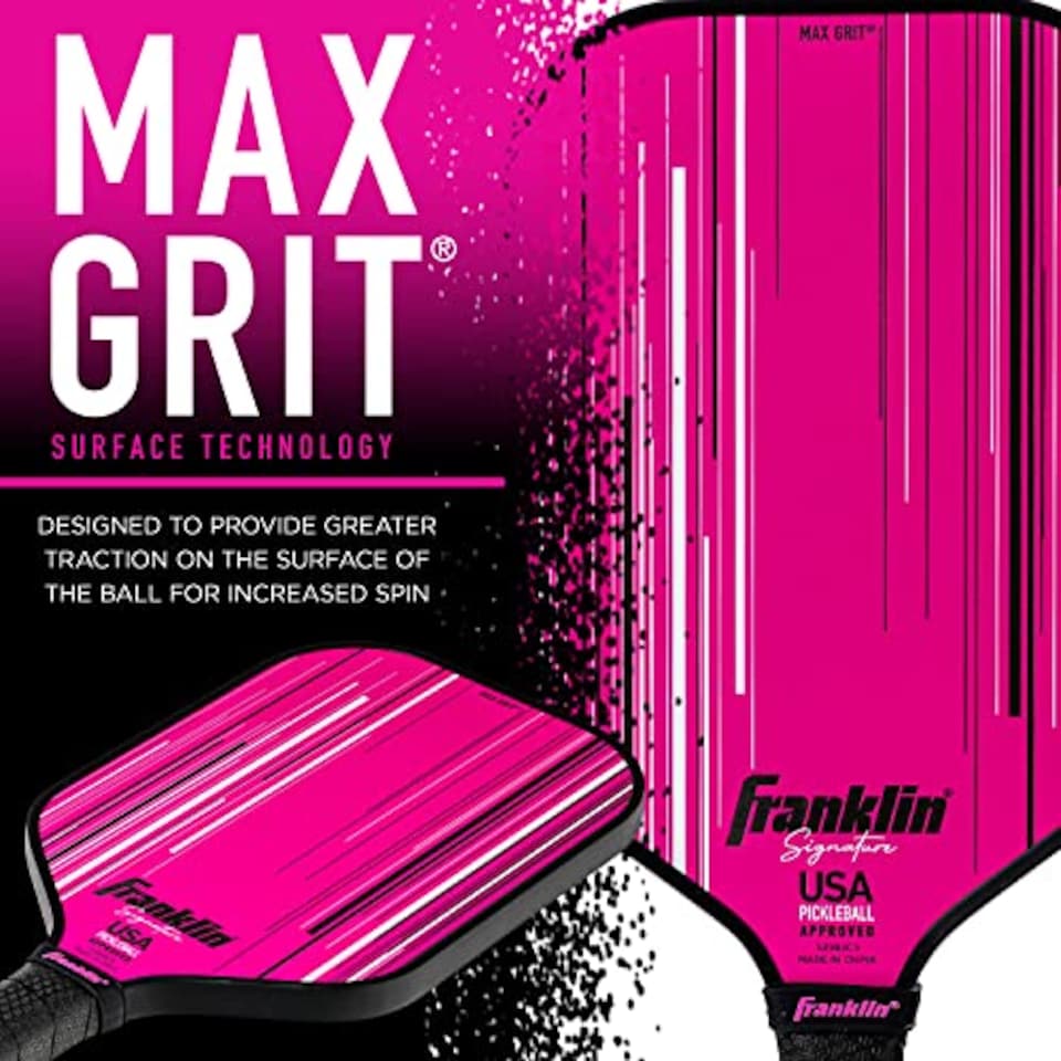 image 1 of Franklin Sports Signature Series Pro Pickleball Paddle - Pink - 13mm