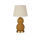 image 6 of RECHARGEABLE RATTAN TABLE LAMP | Brown