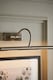 image 2 of ValueLights Capri Brushed Chrome Wall Light & Bulb | Chrome