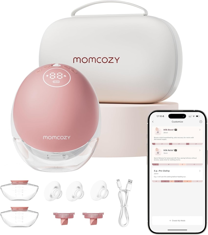 image 1 of Momcozy Breast Pump Hands Free Mobile Flow - M9 (Double) (NON BUNDLE)