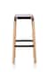 image 2 of Pair of Metal & Wood Kitchen Bar Stools. Bronze Barstools | Bronze