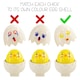 image 3 of The Magic Toy Shop Squeaky Matching Eggs Colour Shape Sorter Toy for Toddlers Babies