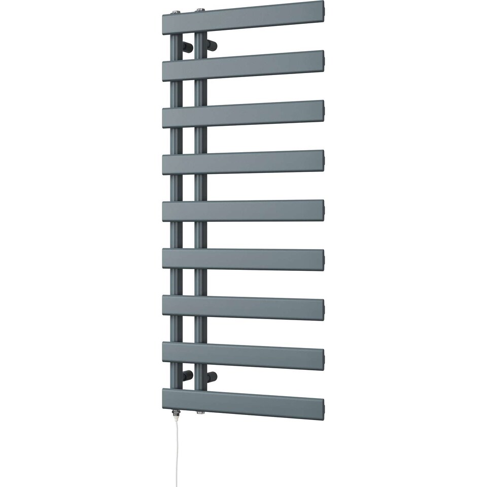 image 1 of Agar - Anthracite Electric Towel Rail H1156mm x W500mm 500w Standard