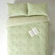 image 2 of Homescapes Sage Green Diamond Cotton Tufted Duvet Cover Set - King | Multi | King
