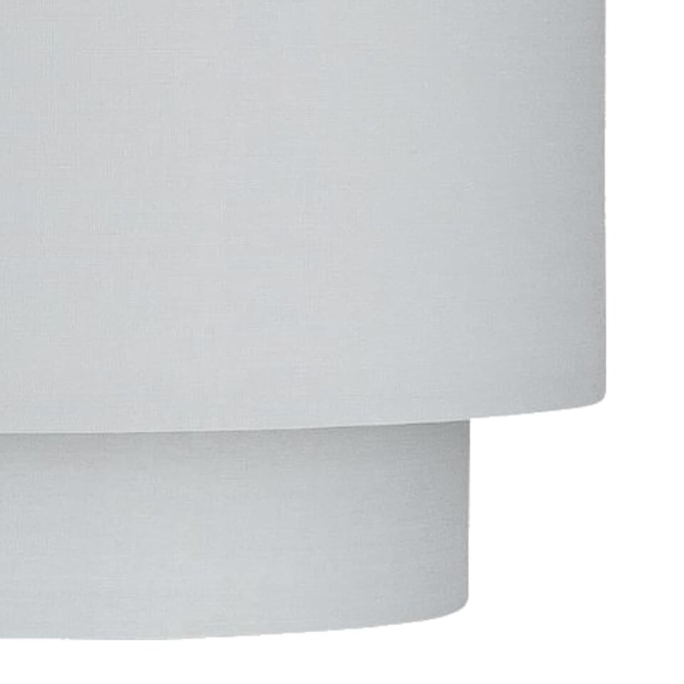 image 1 of Pair of Light Grey 2 Tier Ceiling Light Shades | Grey | Medium | 2