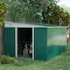 image 2 of Outsunny 11.3x9.2ft Garden Storage Shed with Sliding Doors and 2 Vents