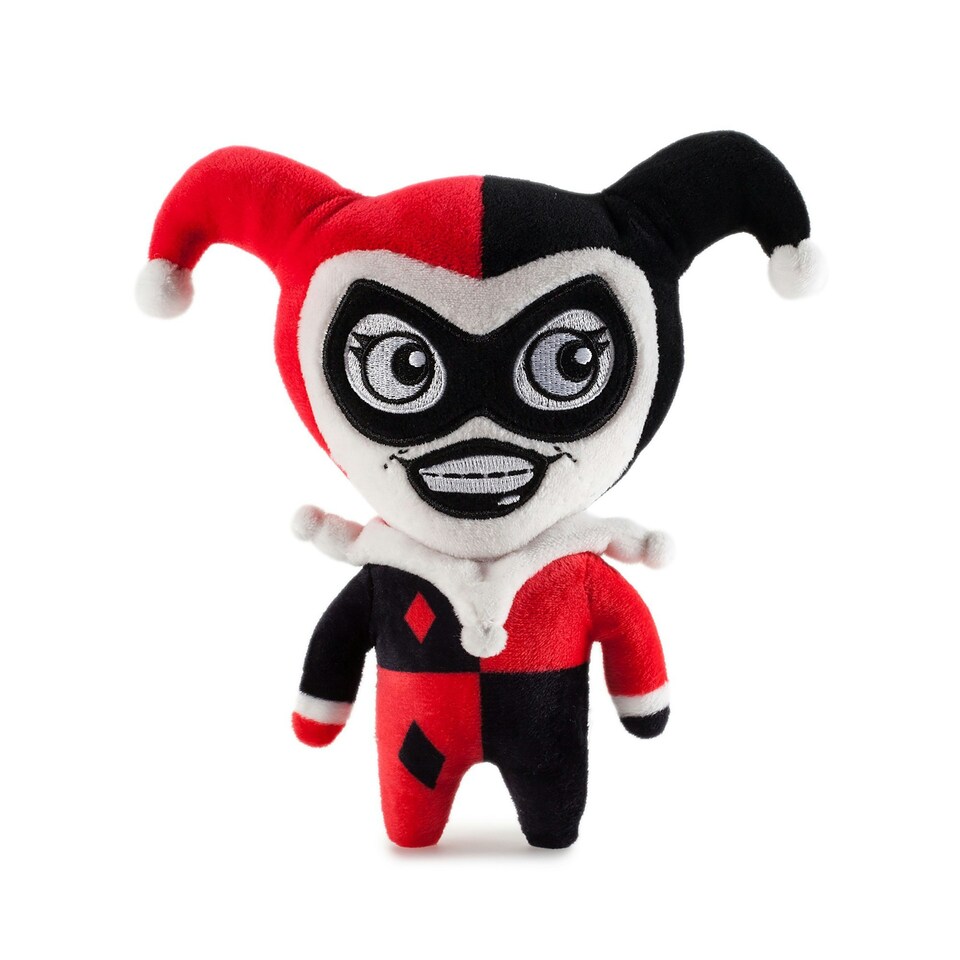 DC Comics Classic Harley Quinn Character Plush Toy - Red/Black/White - One Size
