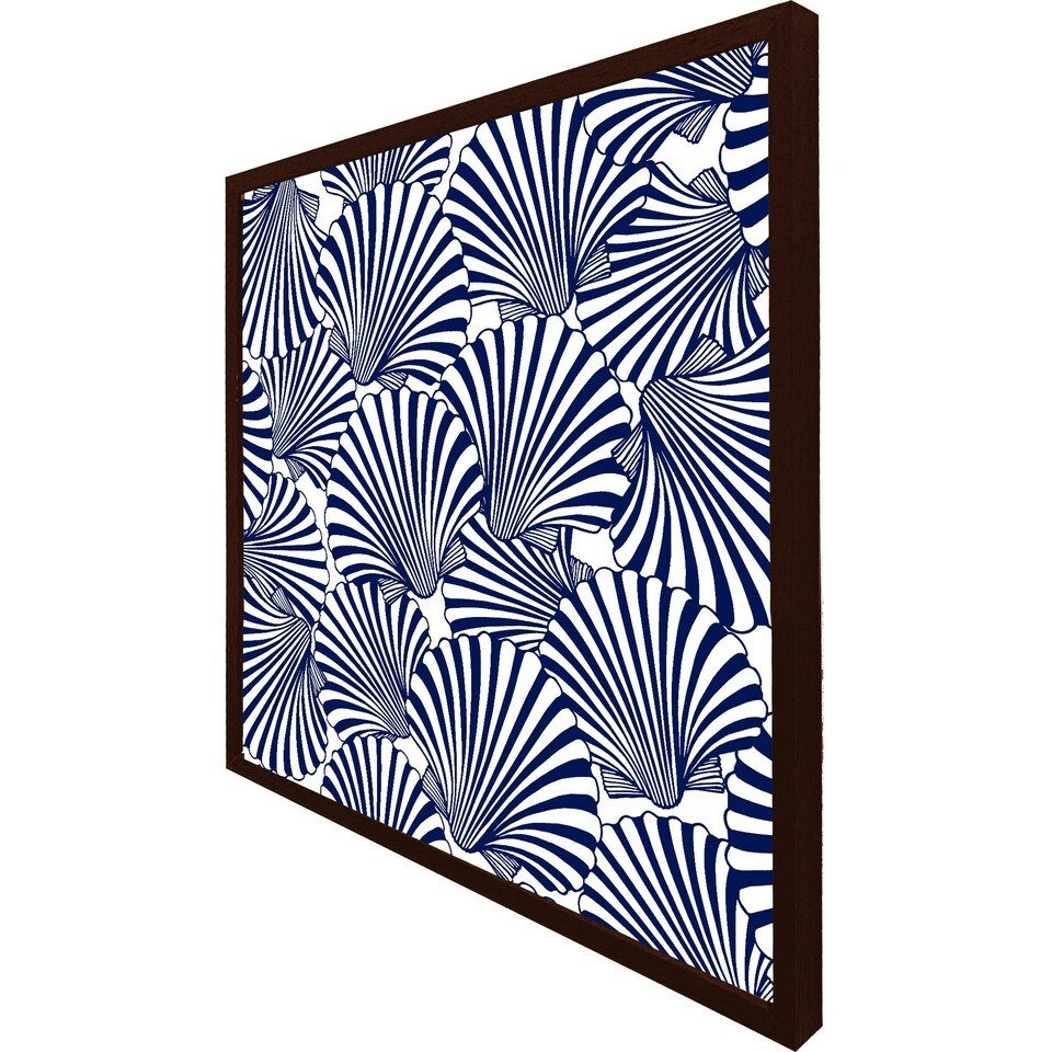 image 1 of Striped sea shells (Picutre Frame) Black | M