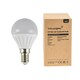 image 1 of ValueLights 6 Pack E14 White Plastic Golfball LED 4W Warm White 3000K 400lm Light Bulb