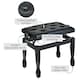 image 4 of HOMCOM Faux Leather Piano Stool Height Adjustable Seat Keyboard Bench Black