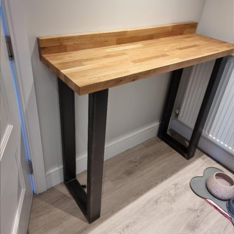 Chunky Handmade Outdoor Table - Walnut