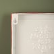 image 8 of 57cm Metal Merry Christmas Hanging Sign in Red & White with Green Snowflakes