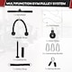 image 3 of SPORTNOW Cable Pulley System, Lat Pull Down System with DIY Loading Weight Pin
