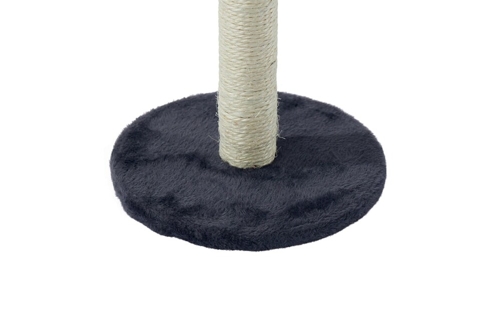 image 1 of M-PETS My First Cat Tree Feather Dark Grey