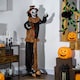 image 9 of Outsunny 67 Inch Life Size Outdoor Halloween Decorations Talking Circus Clown, Animated Prop Animatronic Decor with Light Up Eyes, Laughter