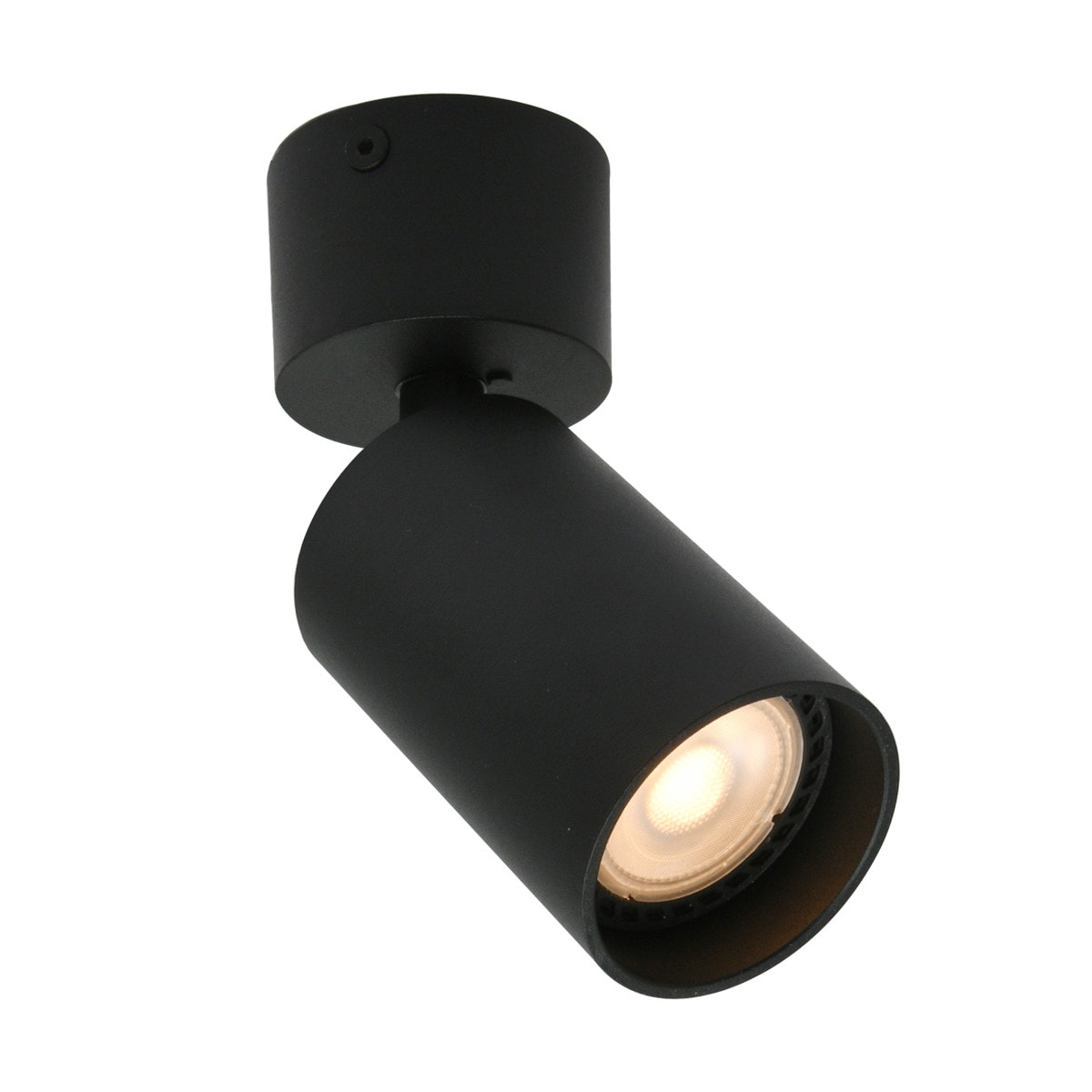 Netlighting Nesto Ceiling Single Spotlight Black Sandblasted